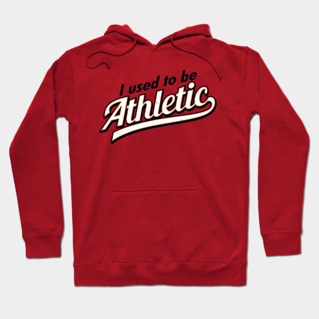 Funny Athletic Sports Fitness Training Typography Logo Funny Saying Hoodie by BoggsNicolas